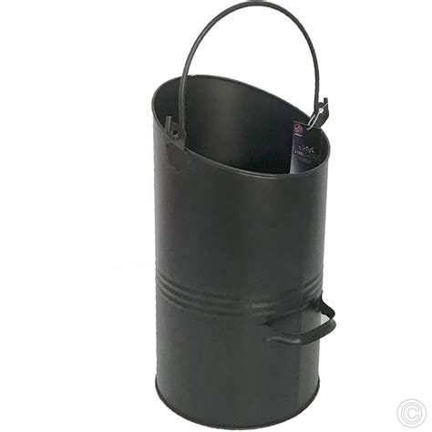 fireplace coal scuttle metal box|coal buckets at home depot.